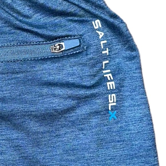 Men's Salt Life SLK Stride Outseam Heathered-Knit‎ Shorts Size Small - Picture 4 of 11